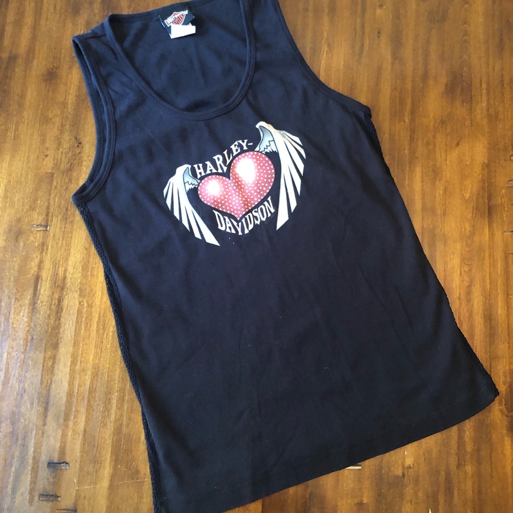 Harley-Davidson Winged Heart Tank Top, Size XL